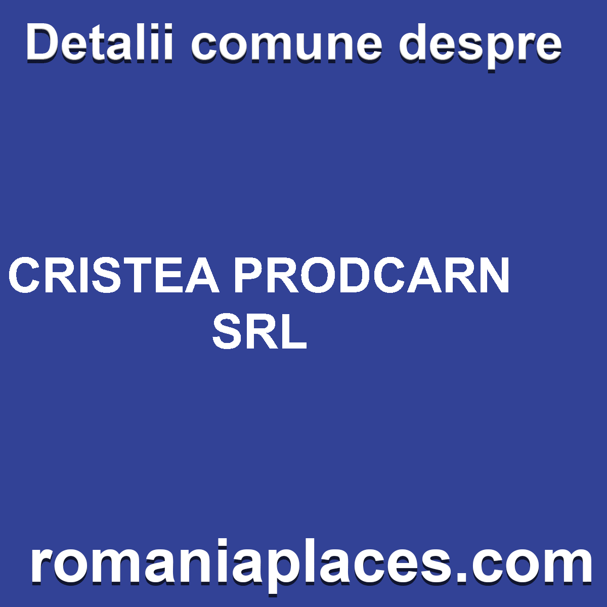 CRISTEA PRODCARN SRL