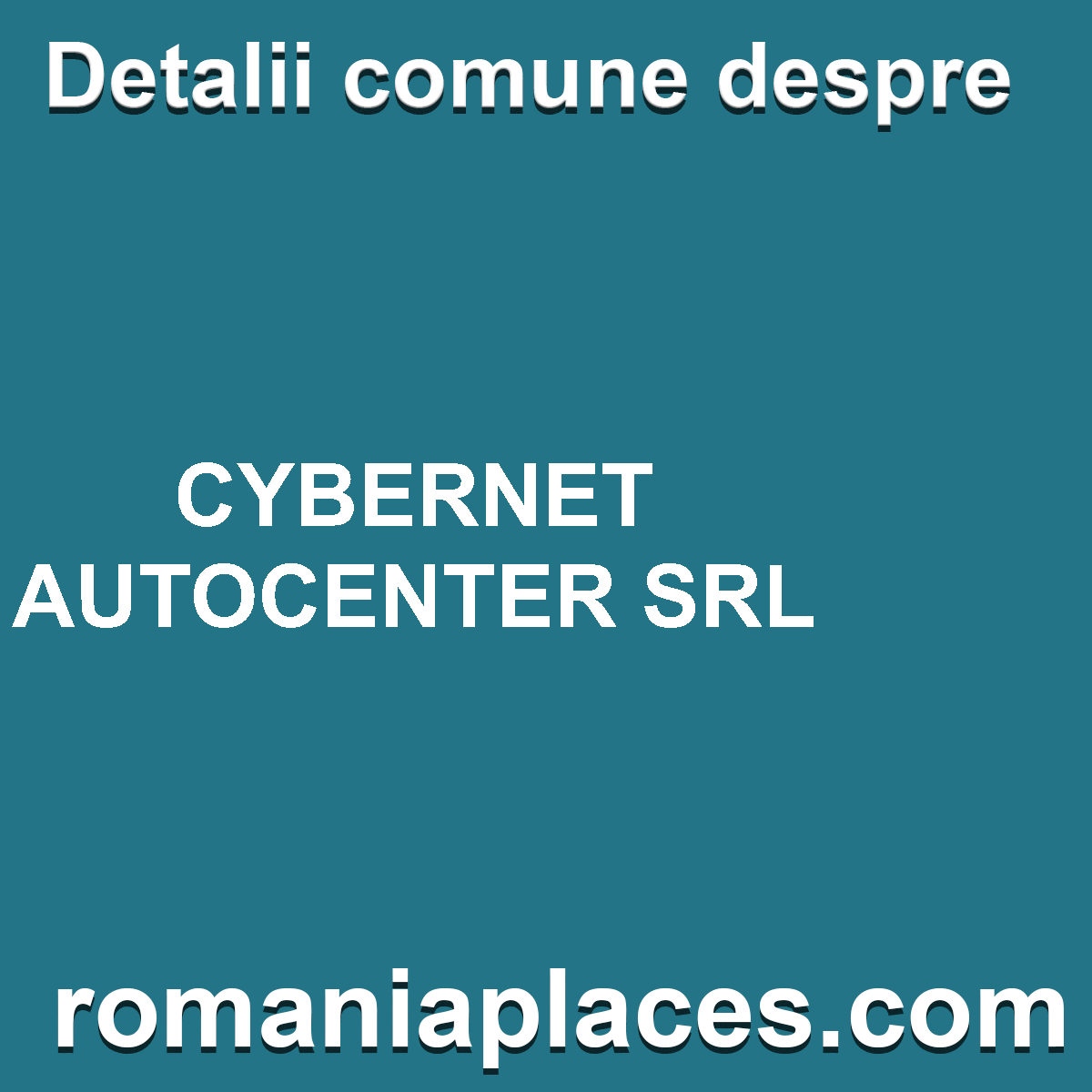 CYBERNET AUTOCENTER SRL