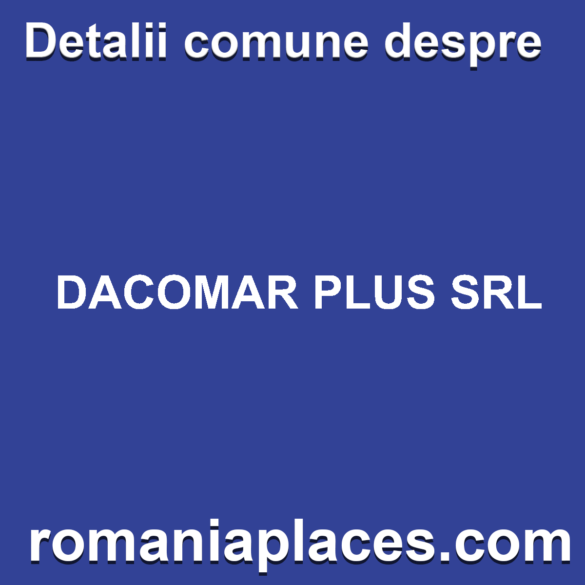 DACOMAR PLUS SRL