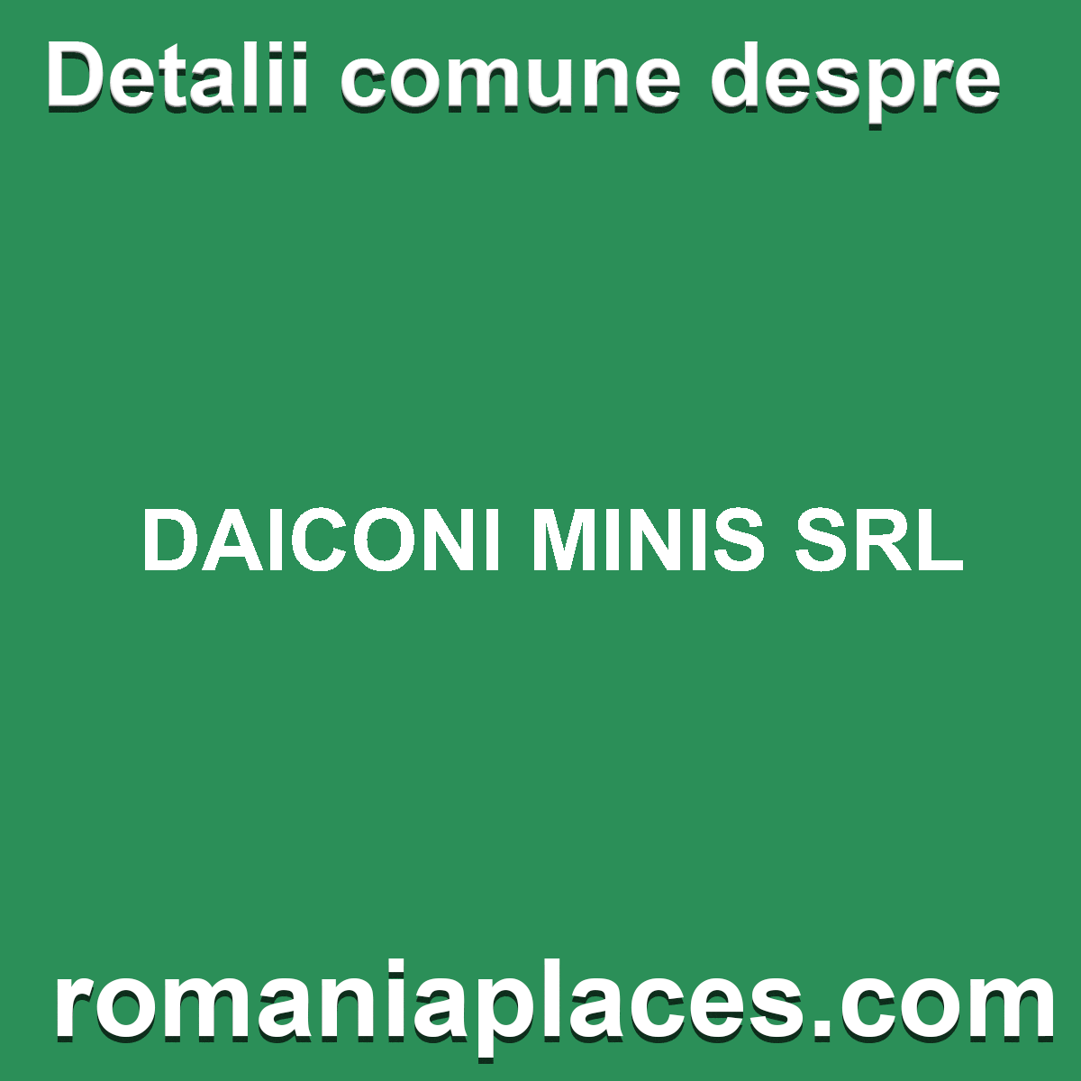 DAICONI MINIS SRL