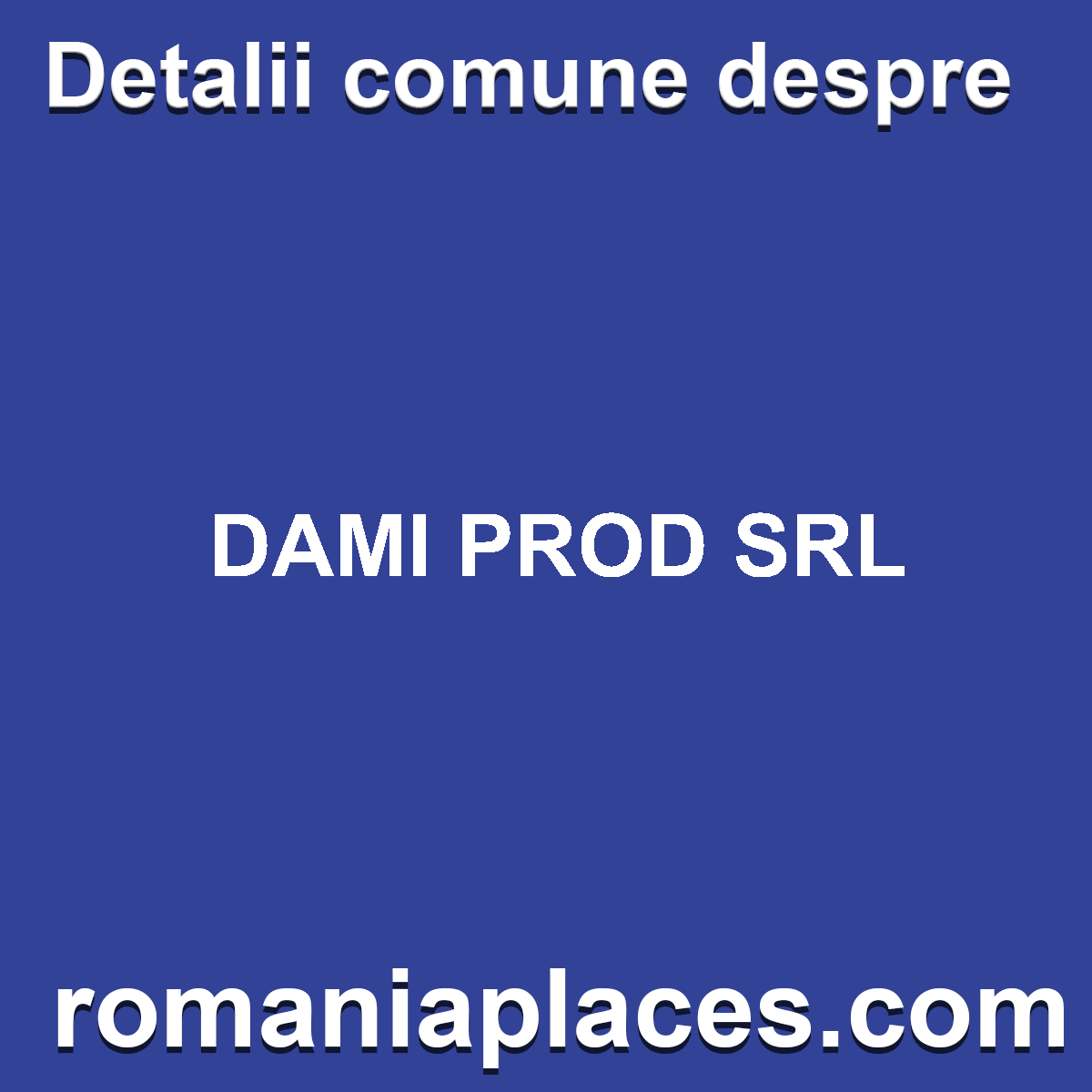DAMI PROD SRL
