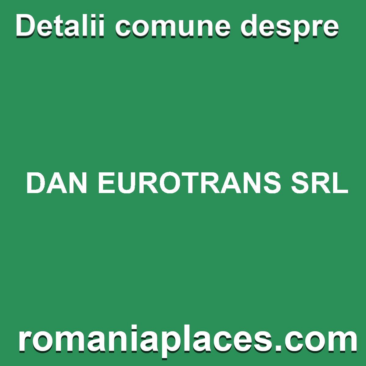 DAN EUROTRANS SRL