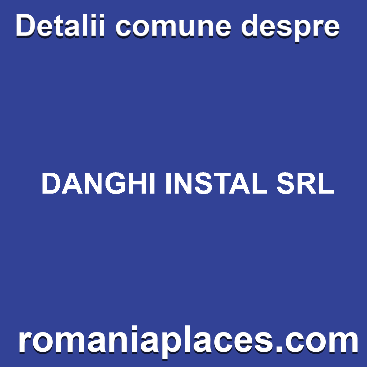 DANGHI INSTAL SRL