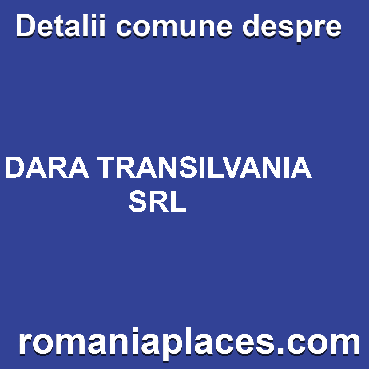 DARA TRANSILVANIA SRL
