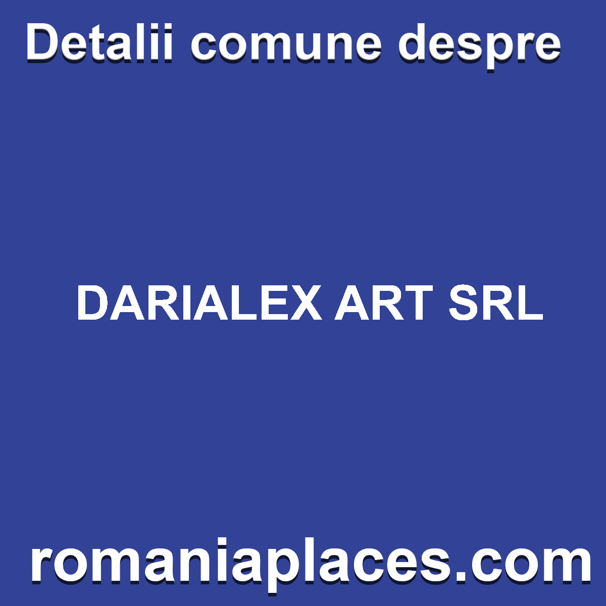 DARIALEX ART SRL