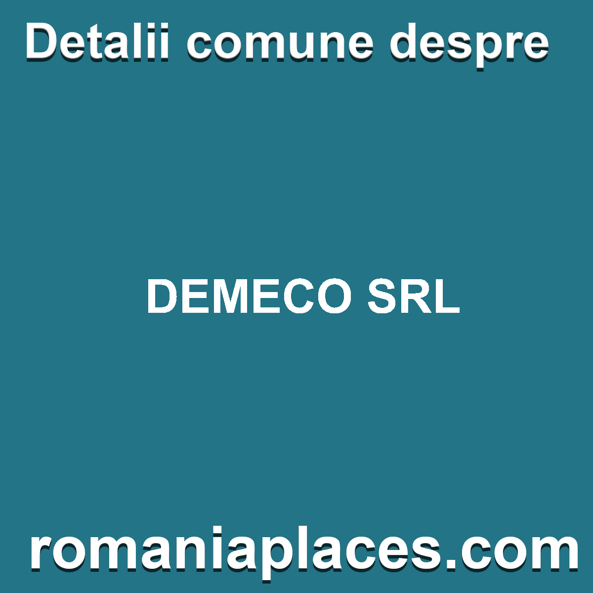DEMECO SRL