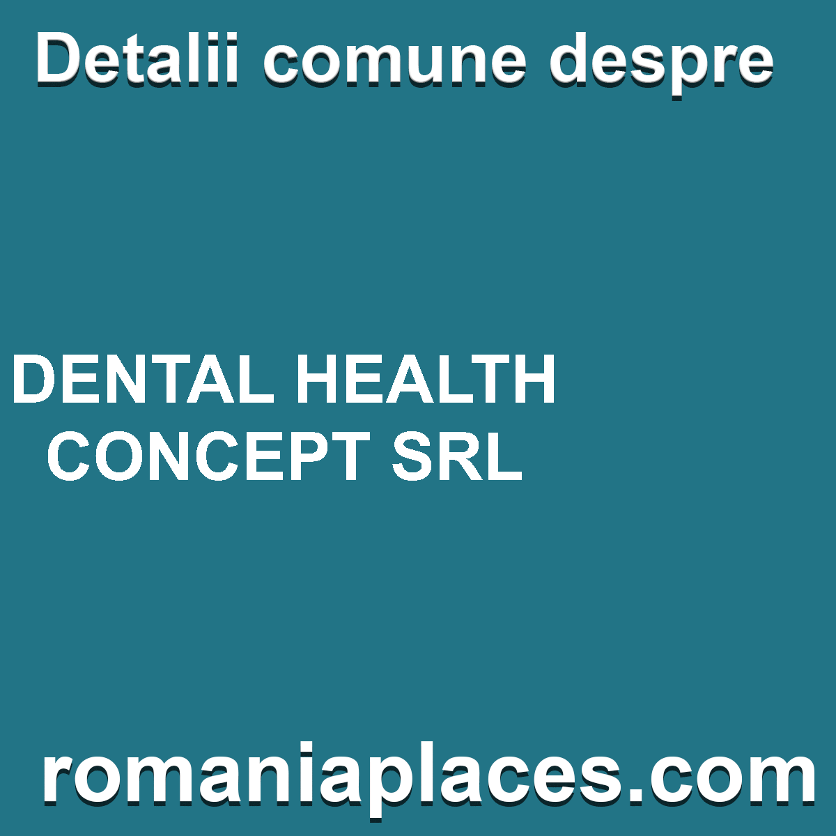 DENTAL HEALTH CONCEPT SRL