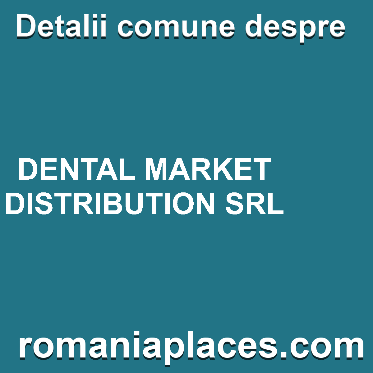 DENTAL MARKET DISTRIBUTION SRL