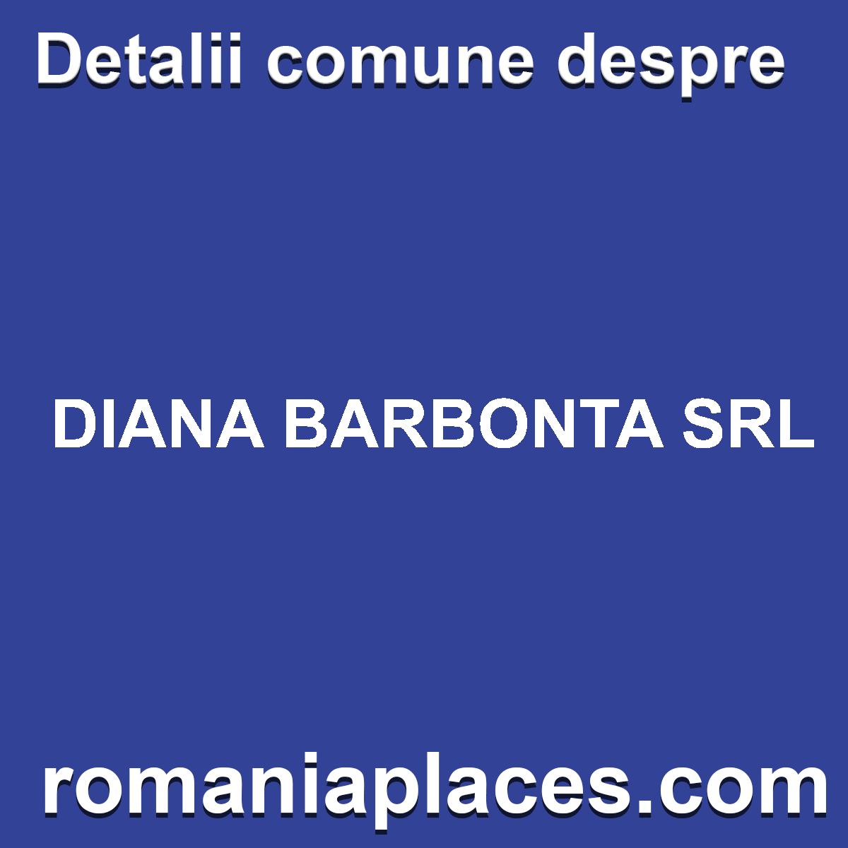 DIANA BARBONTA SRL