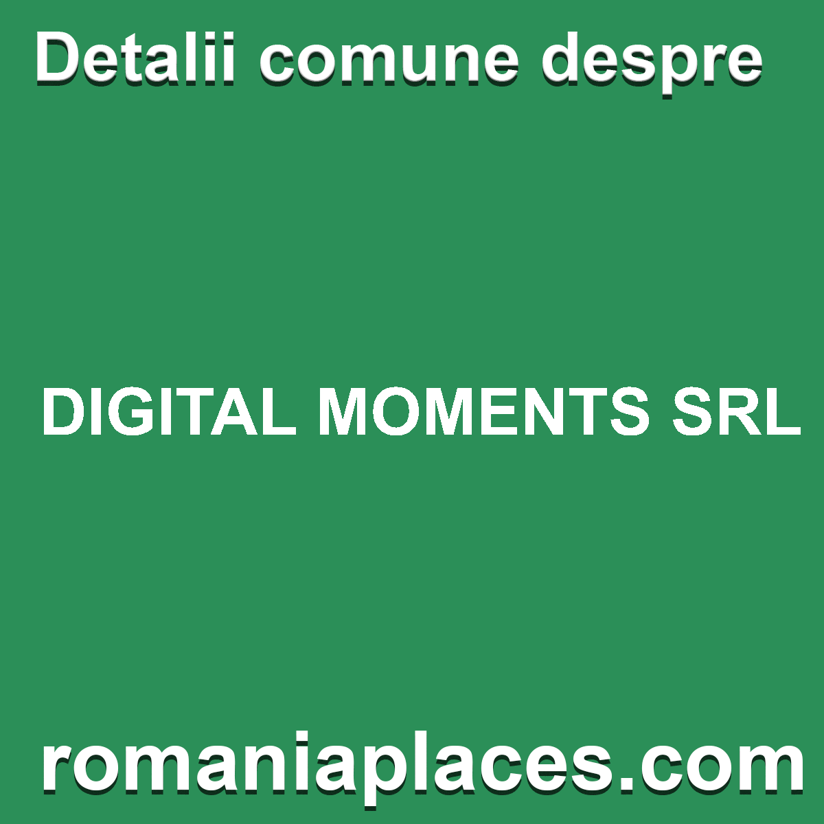 DIGITAL MOMENTS SRL