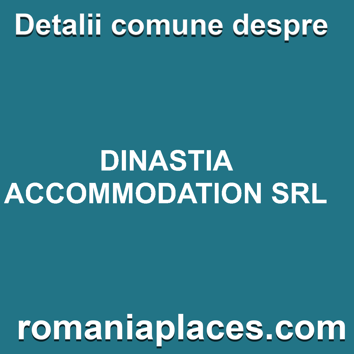 DINASTIA ACCOMMODATION SRL