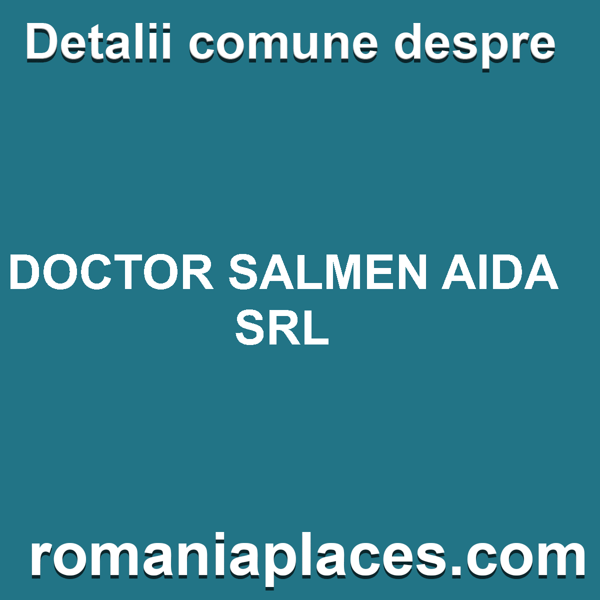 DOCTOR SALMEN AIDA SRL