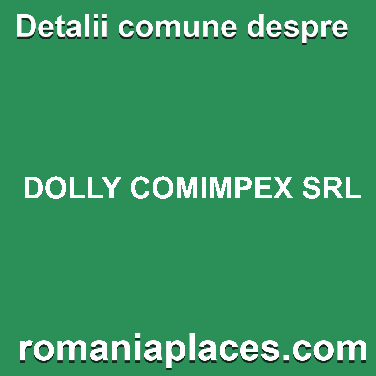 DOLLY COMIMPEX SRL