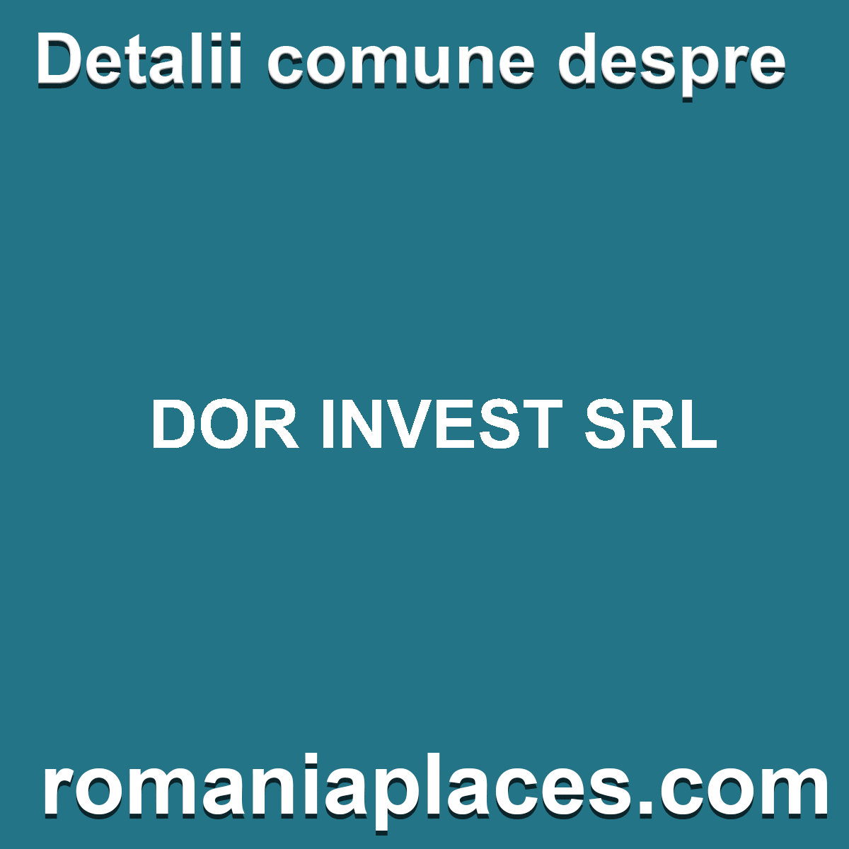 DOR INVEST SRL
