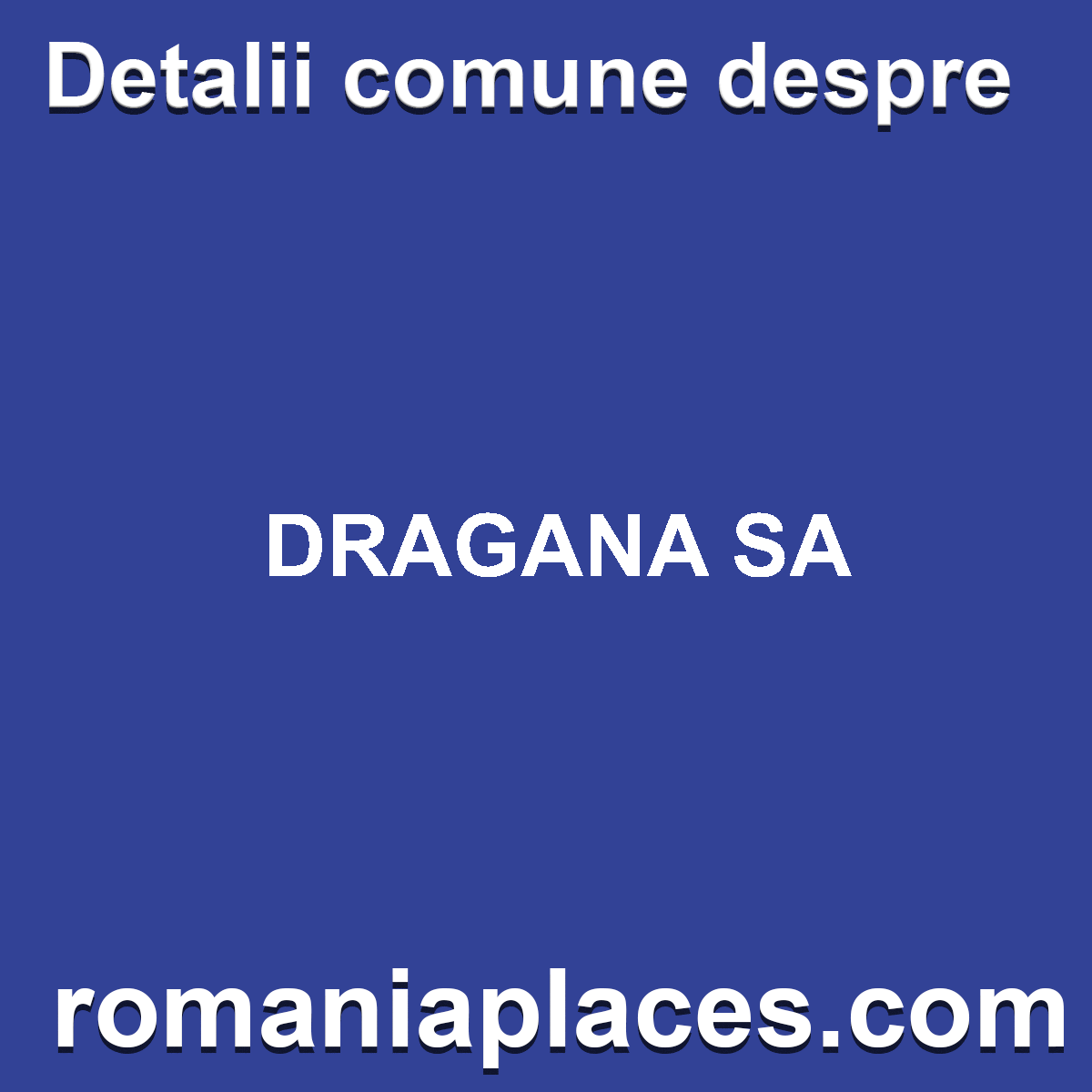 DRAGANA SA