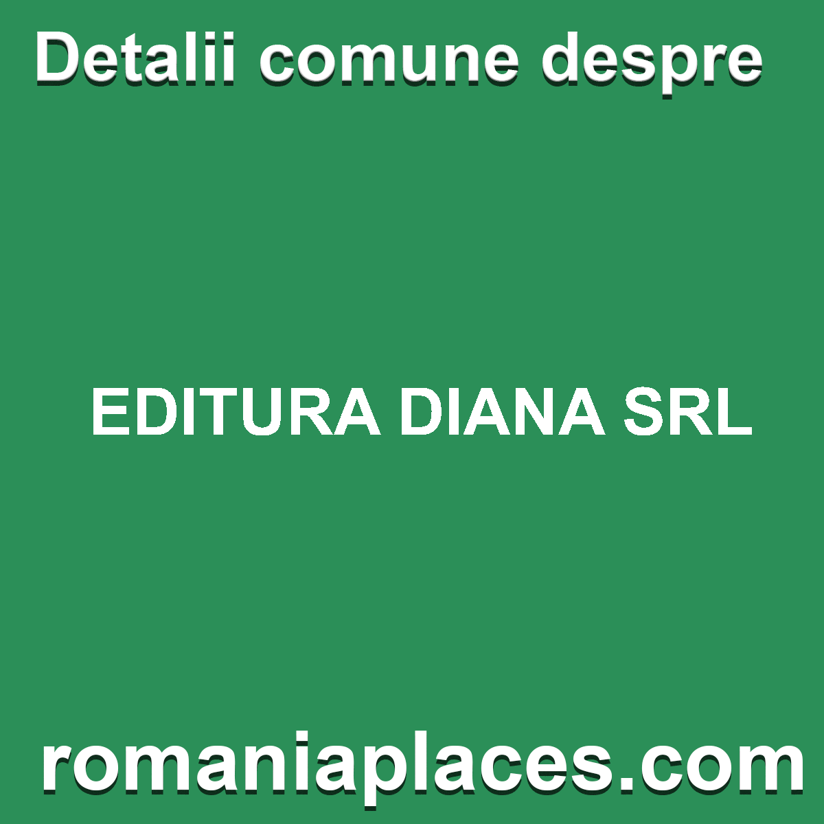 EDITURA DIANA SRL