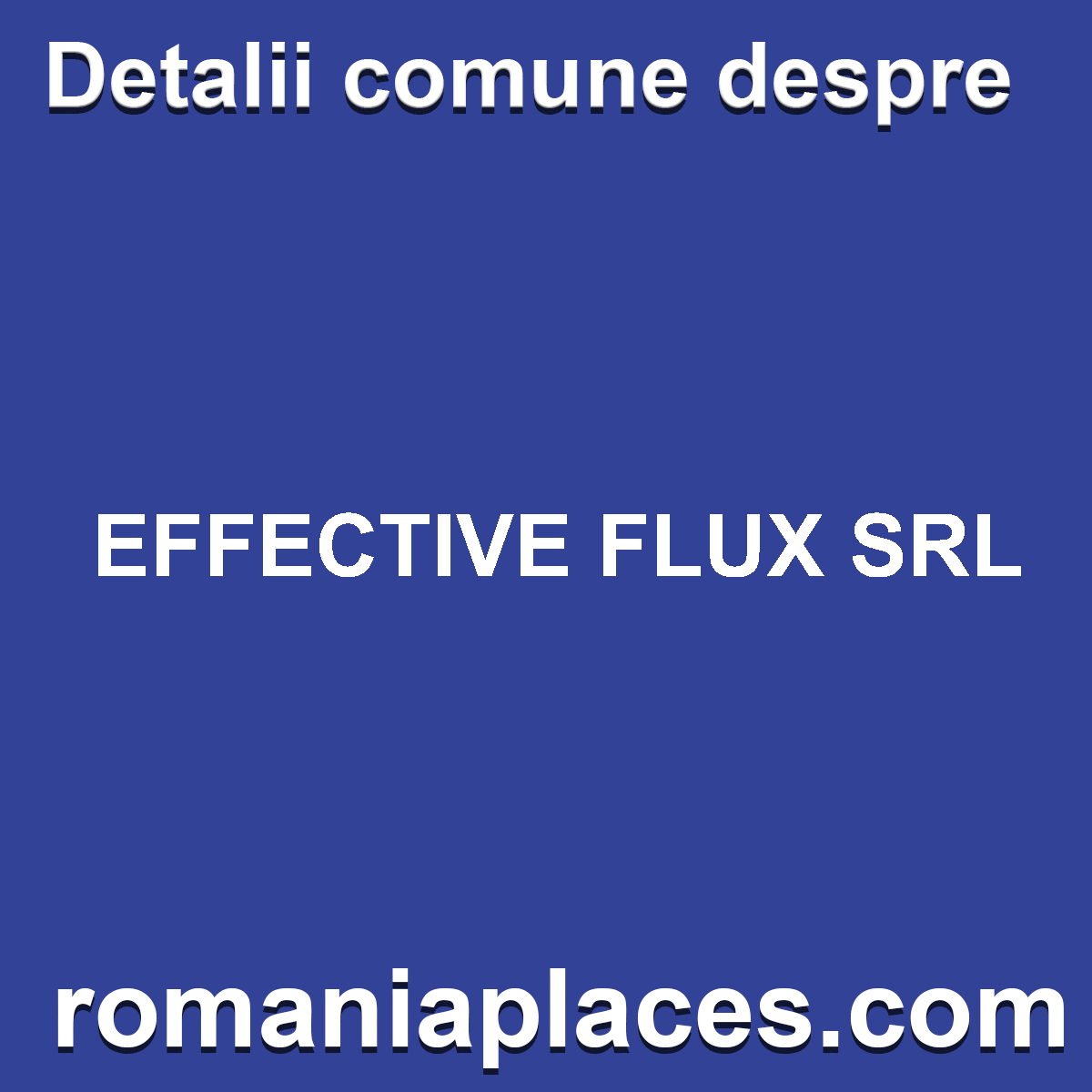 EFFECTIVE FLUX SRL