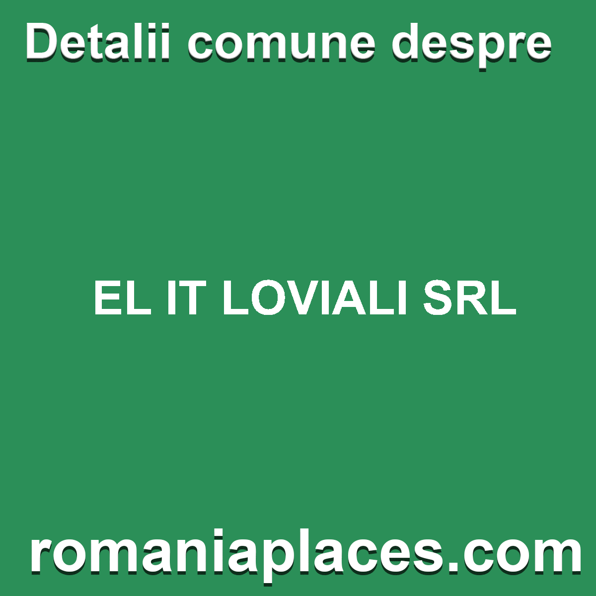 EL IT LOVIALI SRL
