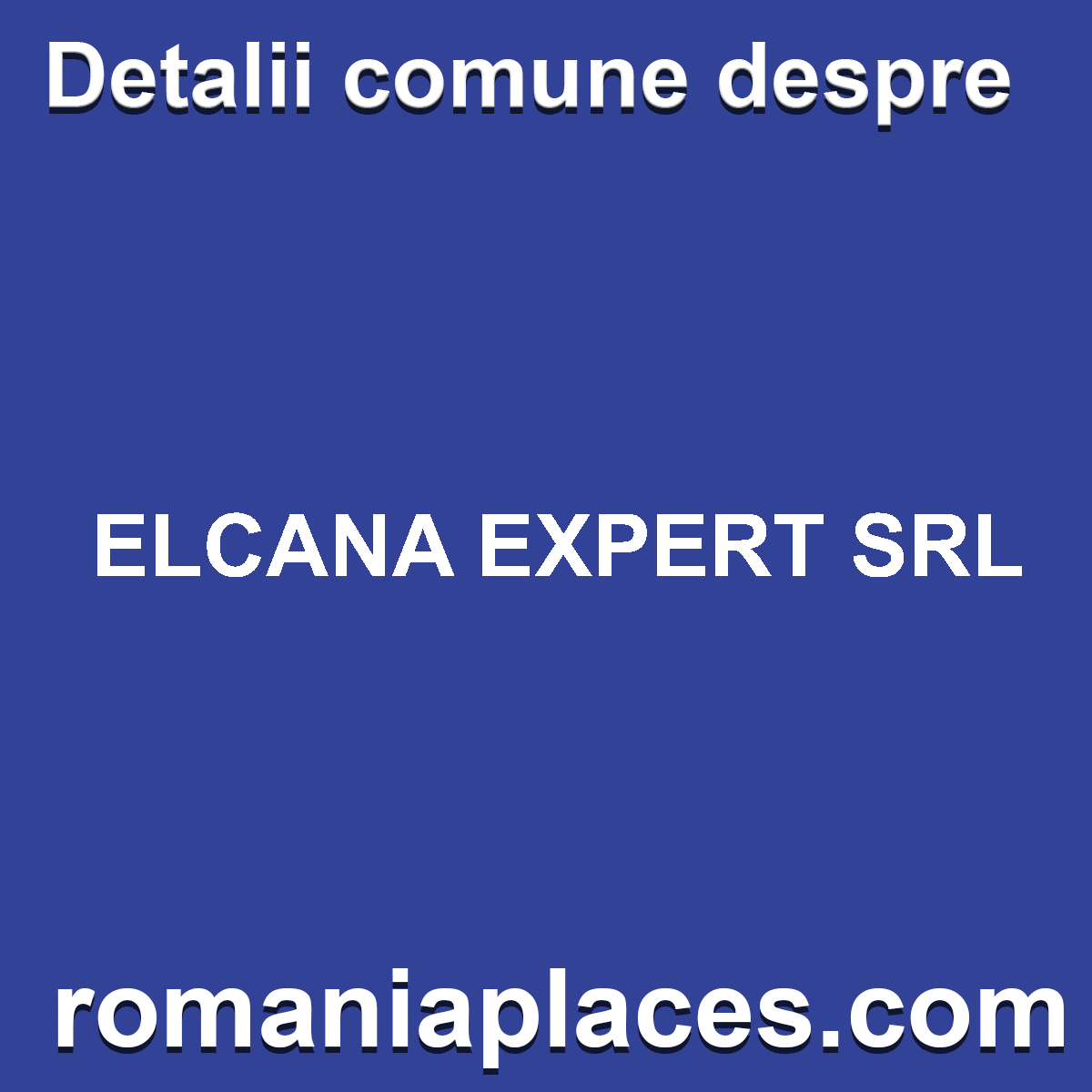 ELCANA EXPERT SRL