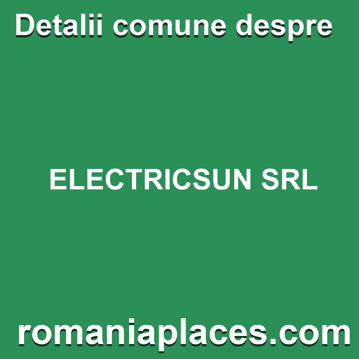ELECTRICSUN SRL
