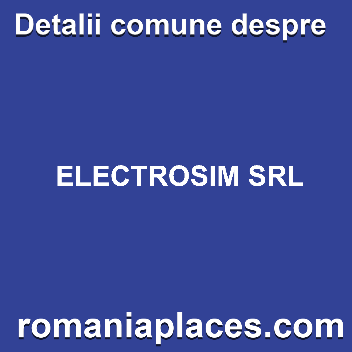 ELECTROSIM SRL