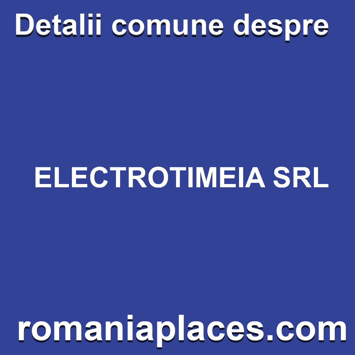 ELECTROTIMEIA SRL