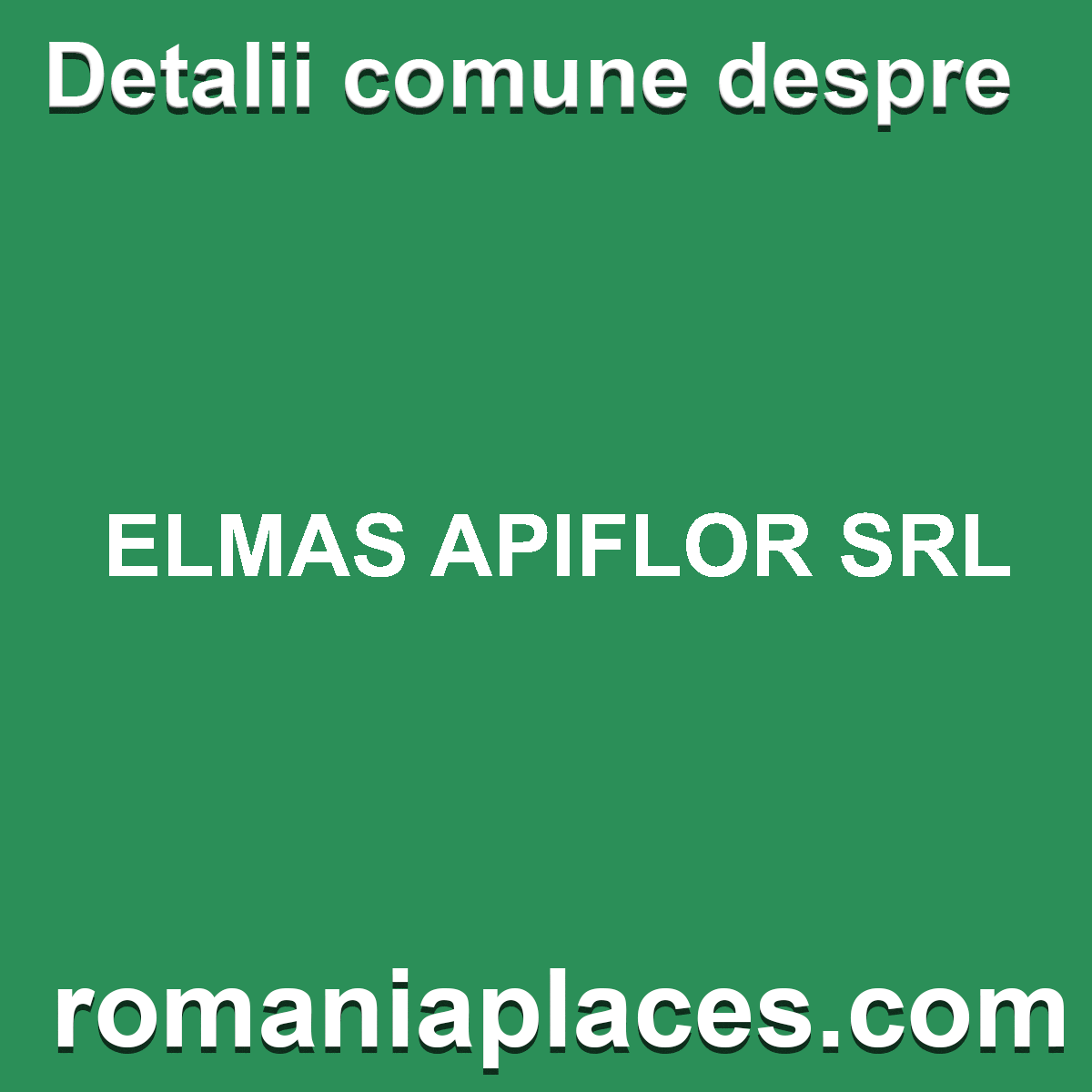 ELMAS APIFLOR SRL