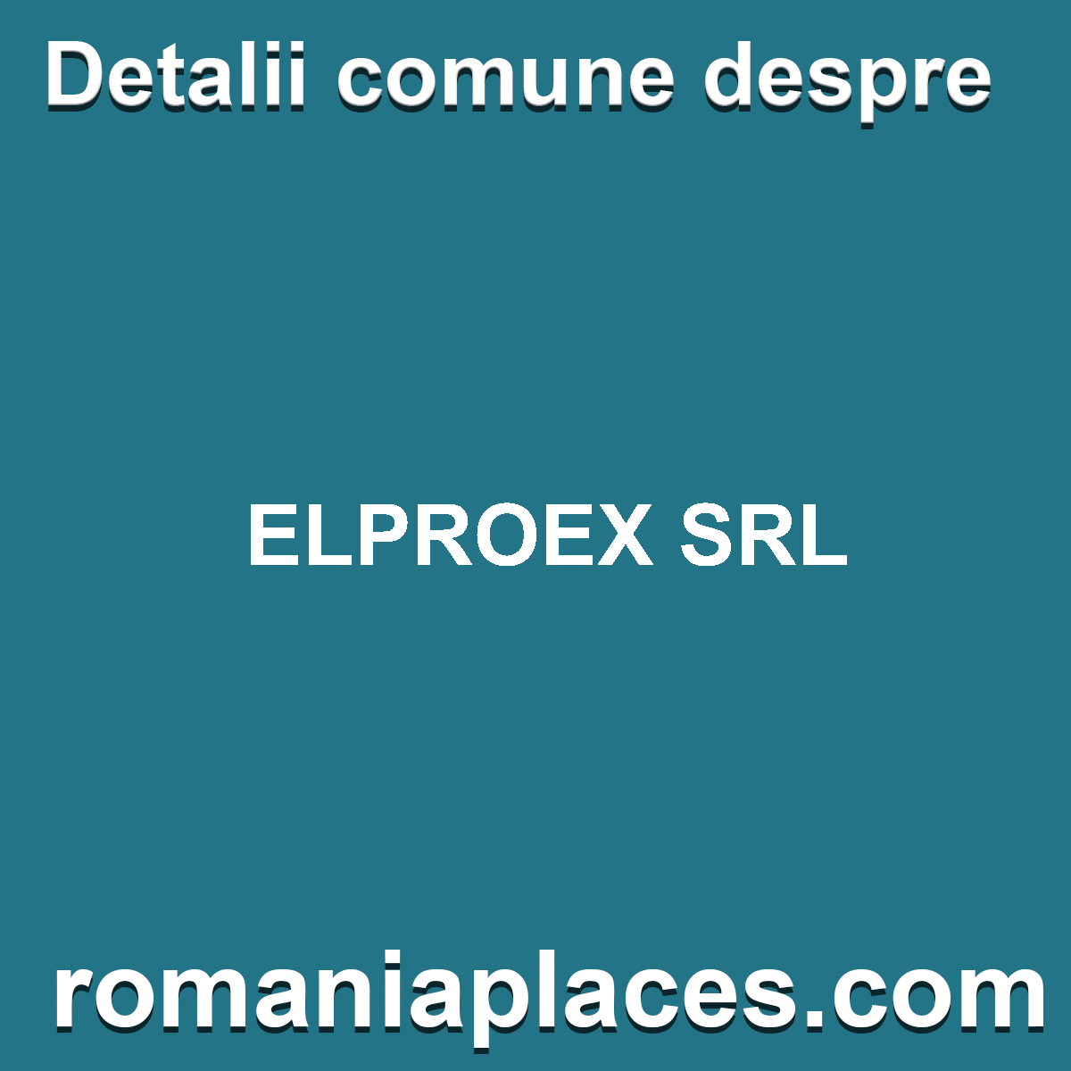 ELPROEX SRL