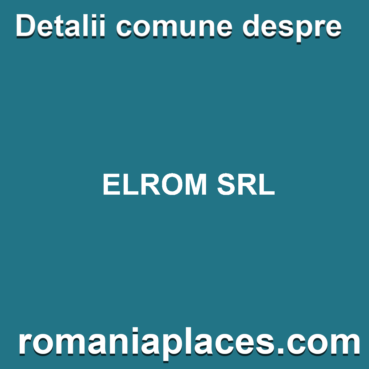 ELROM SRL