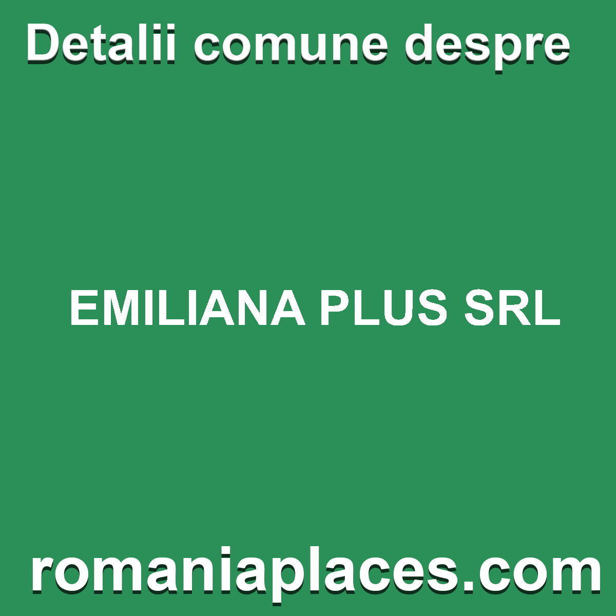 EMILIANA PLUS SRL