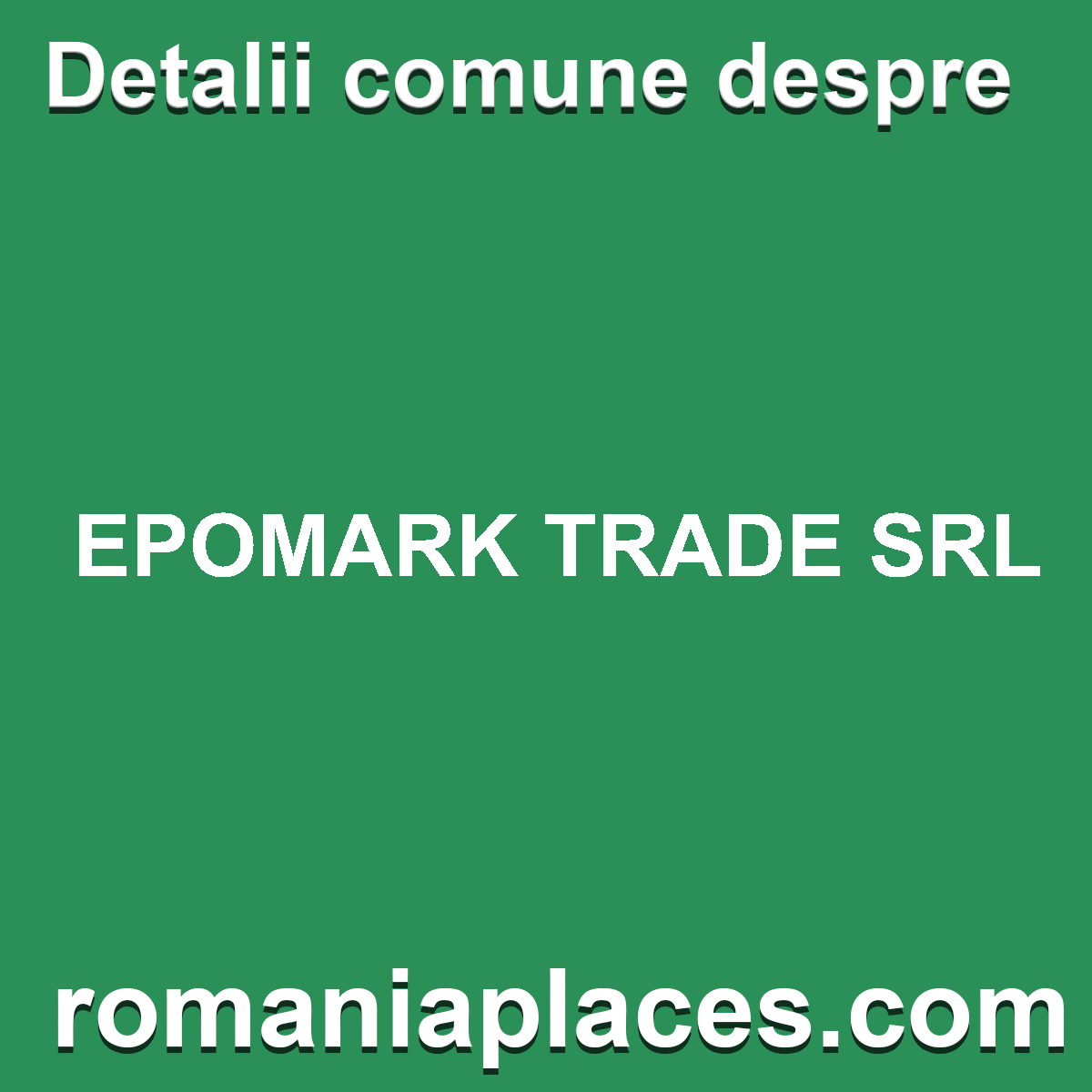 EPOMARK TRADE SRL