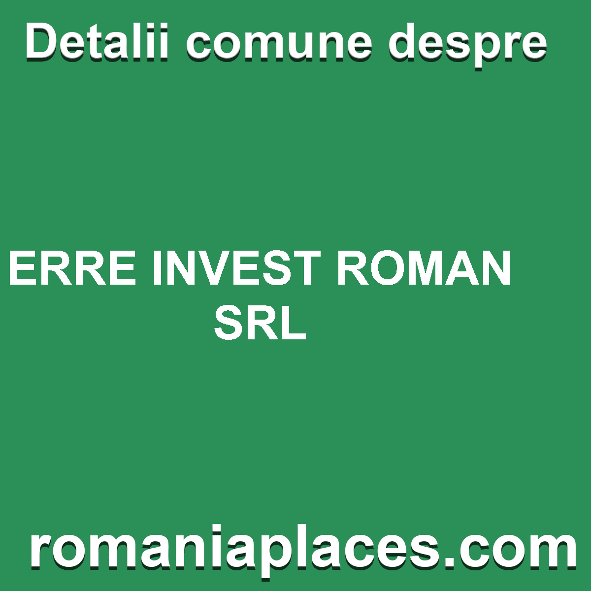 ERRE INVEST ROMAN SRL