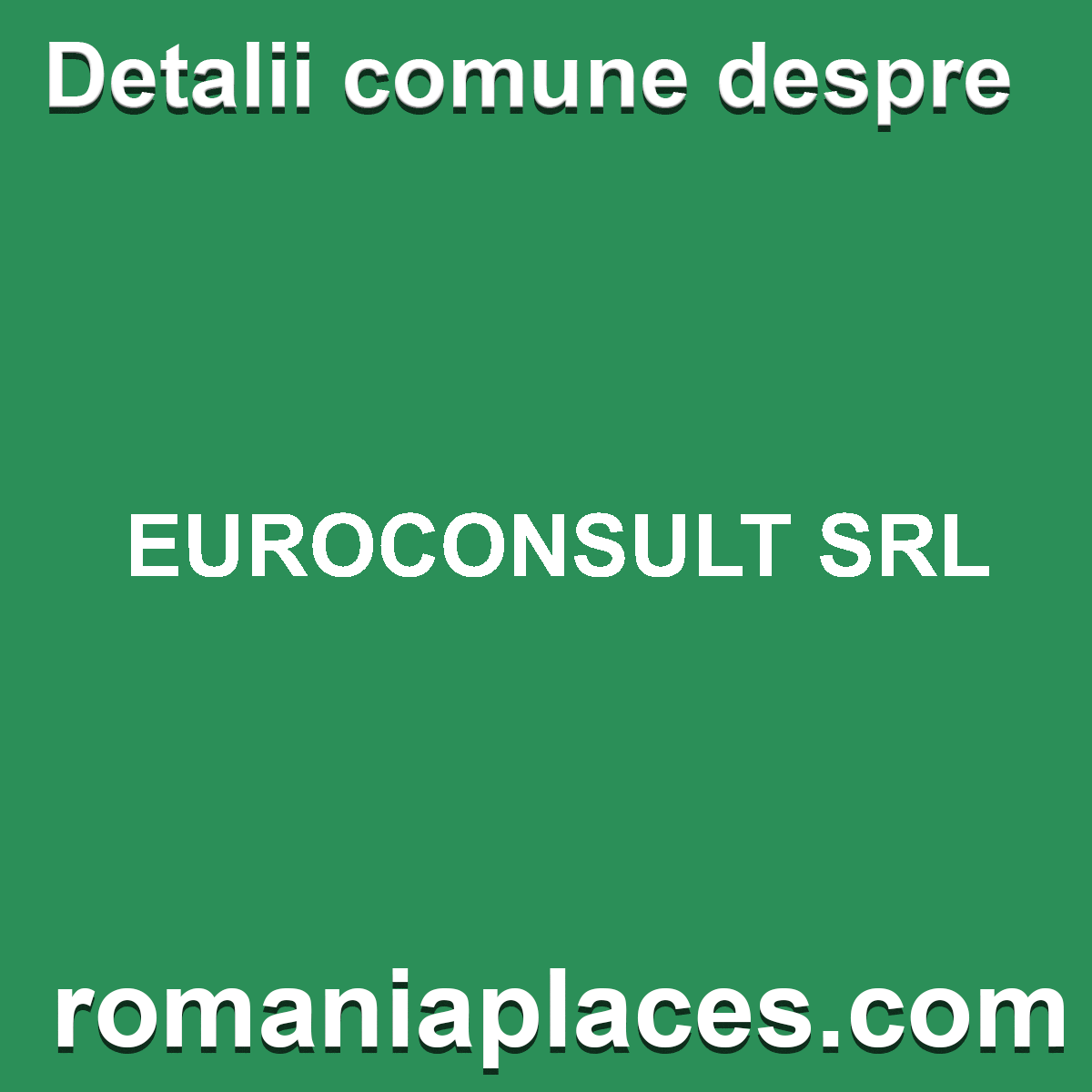 EUROCONSULT SRL