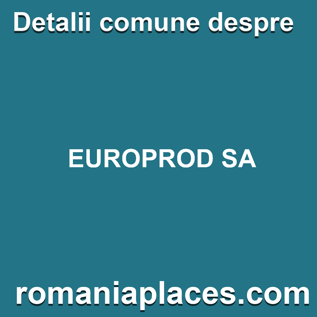 EUROPROD SA