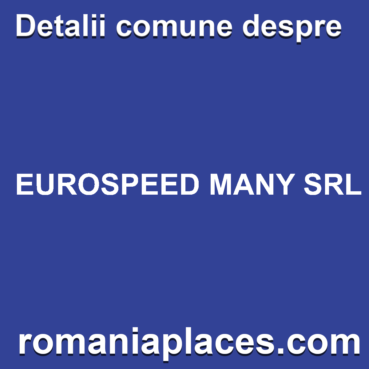 EUROSPEED MANY SRL