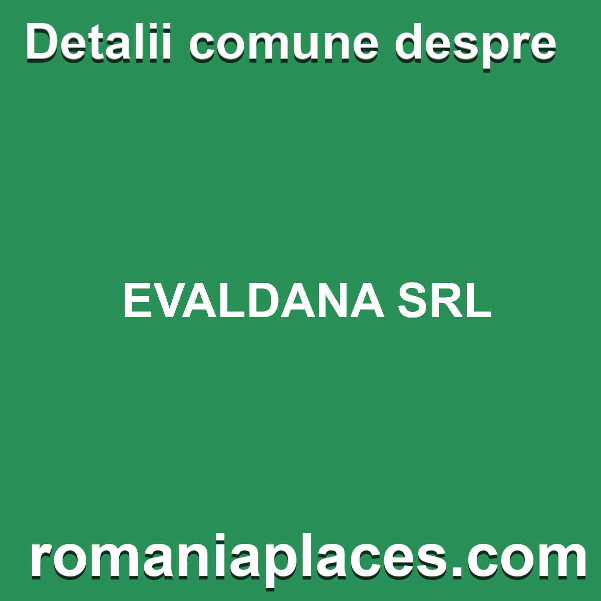 EVALDANA SRL