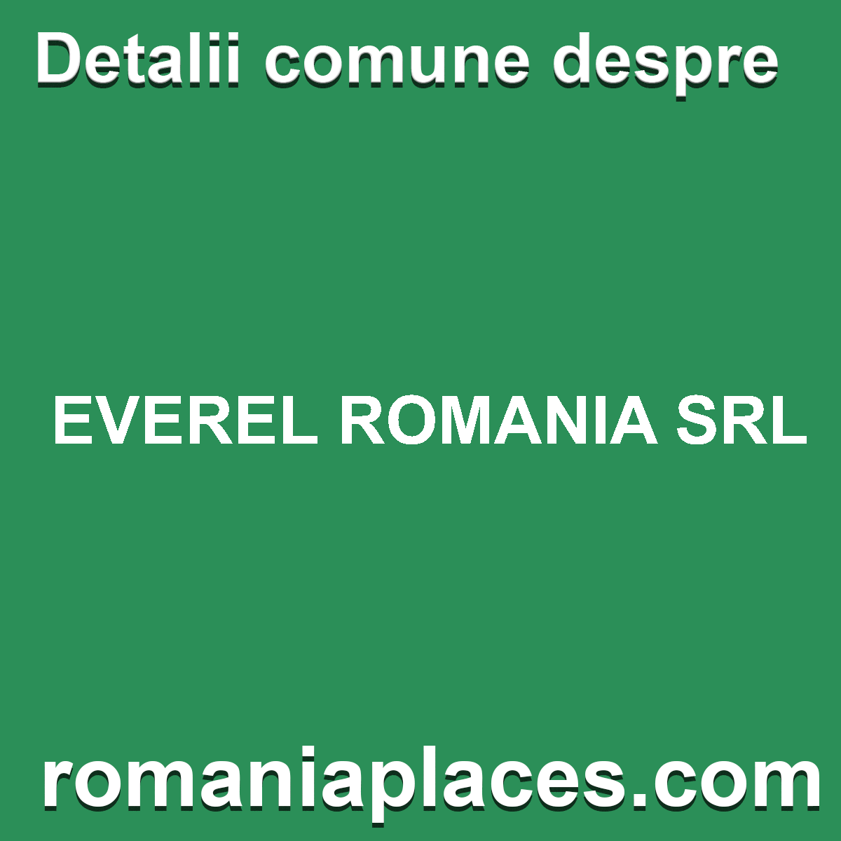 EVEREL ROMANIA SRL