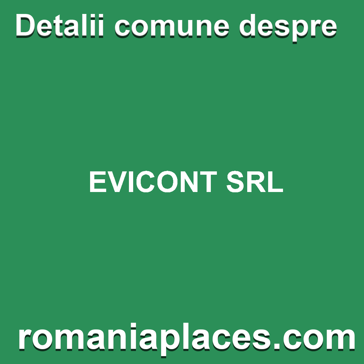 EVICONT SRL