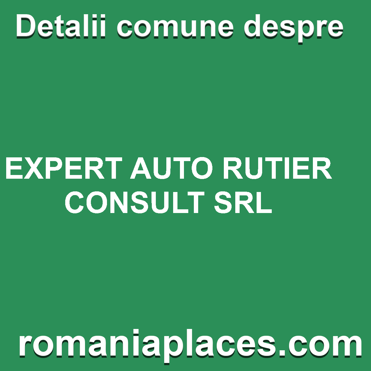 EXPERT AUTO RUTIER CONSULT SRL