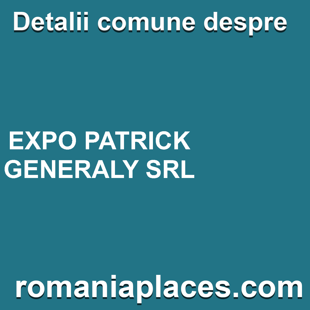 EXPO PATRICK GENERALY SRL