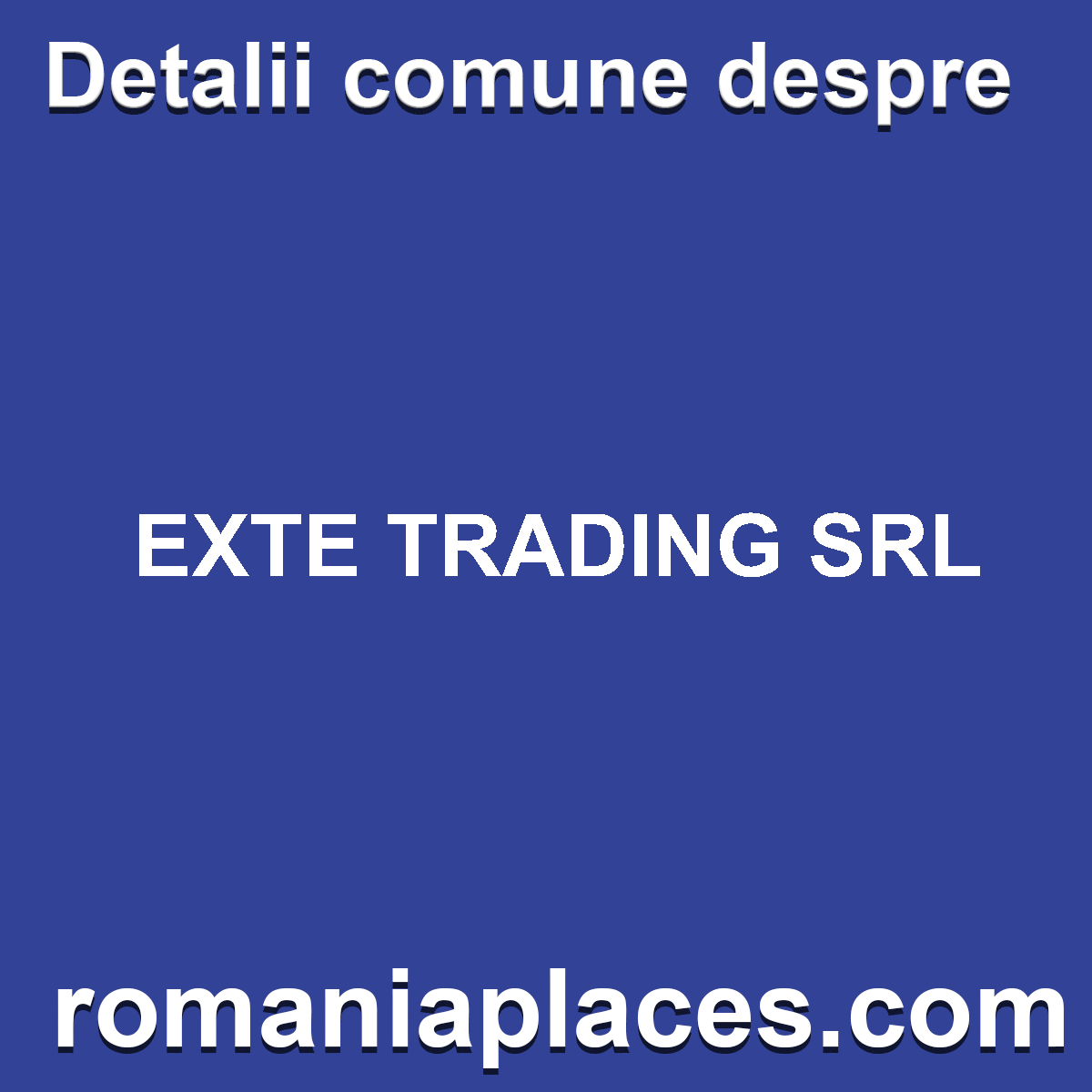 EXTE TRADING SRL