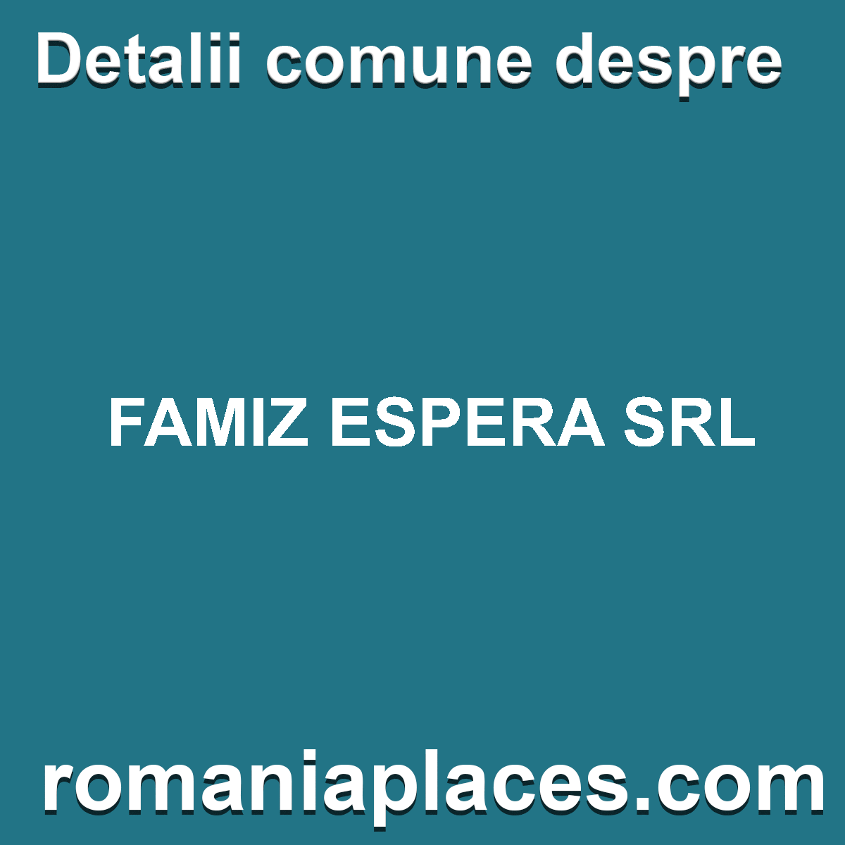 FAMIZ ESPERA SRL