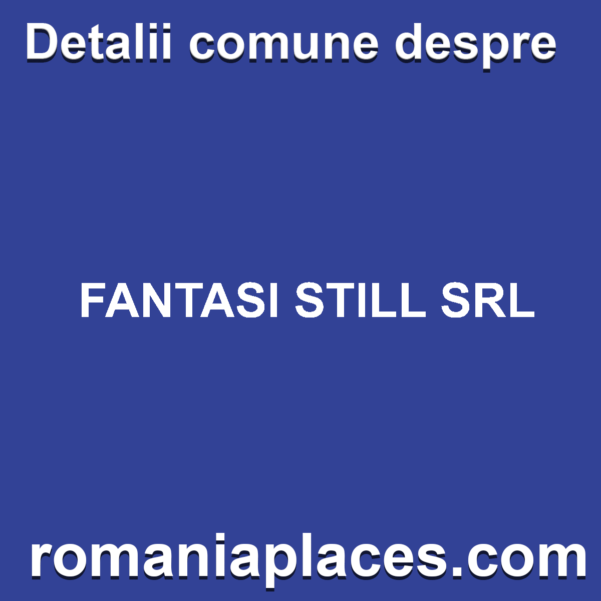 FANTASI STILL SRL