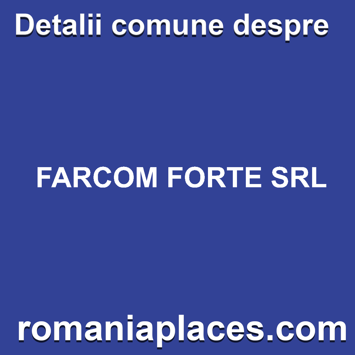 FARCOM FORTE SRL