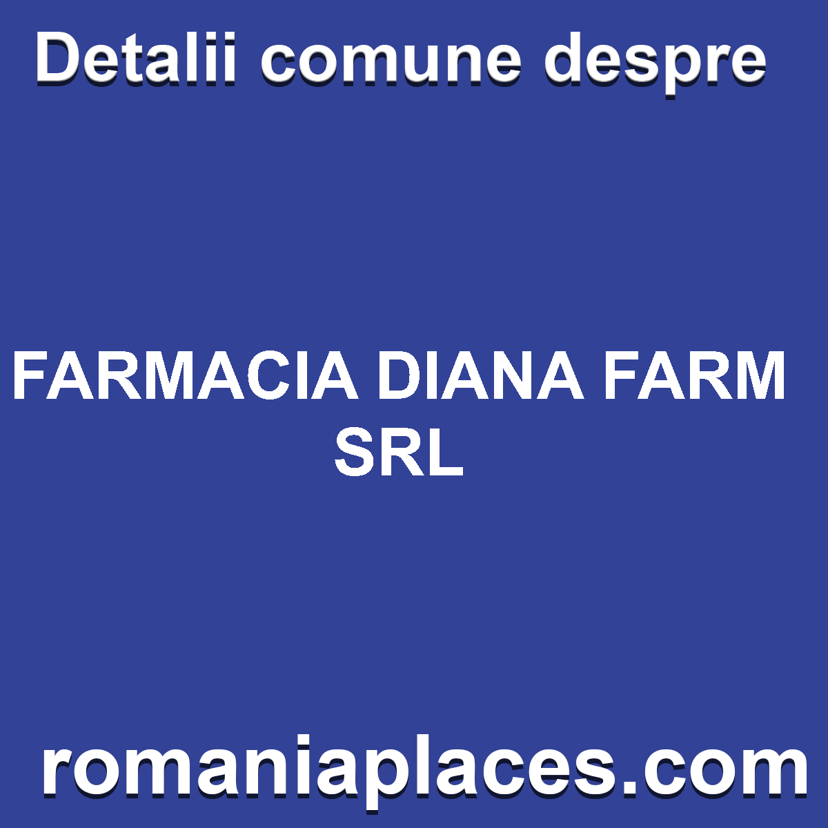 FARMACIA DIANA FARM SRL