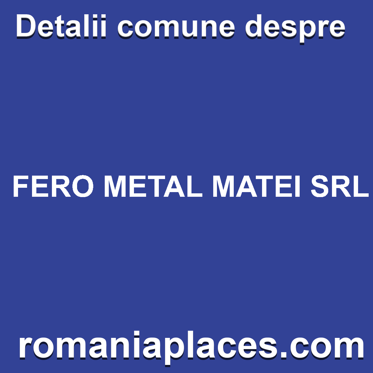 FERO METAL MATEI SRL