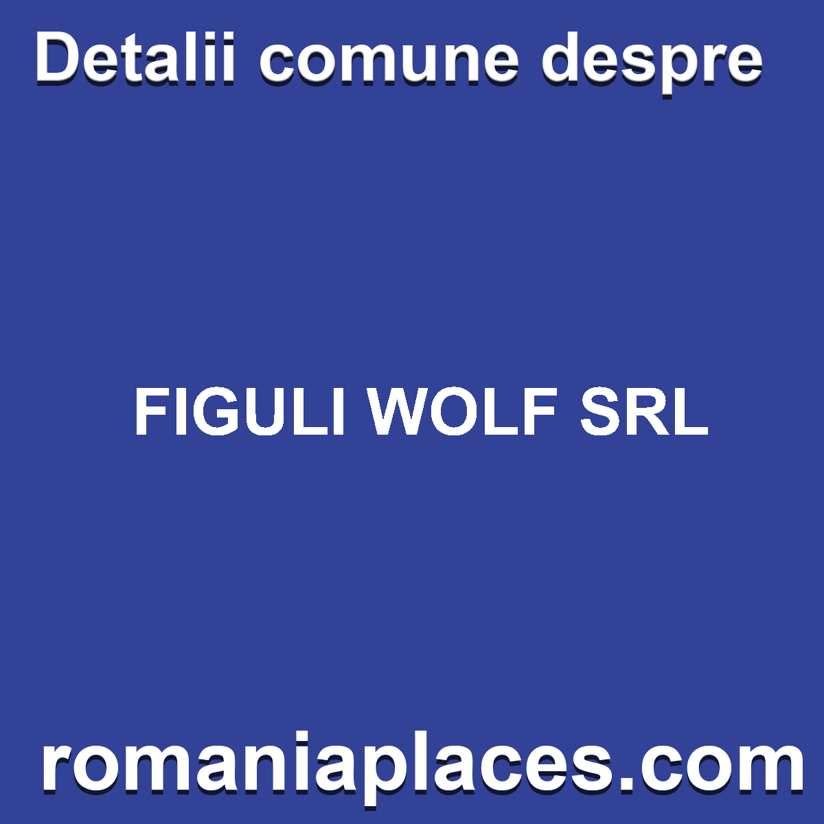 FIGULI WOLF SRL