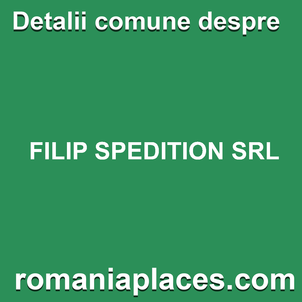 FILIP SPEDITION SRL