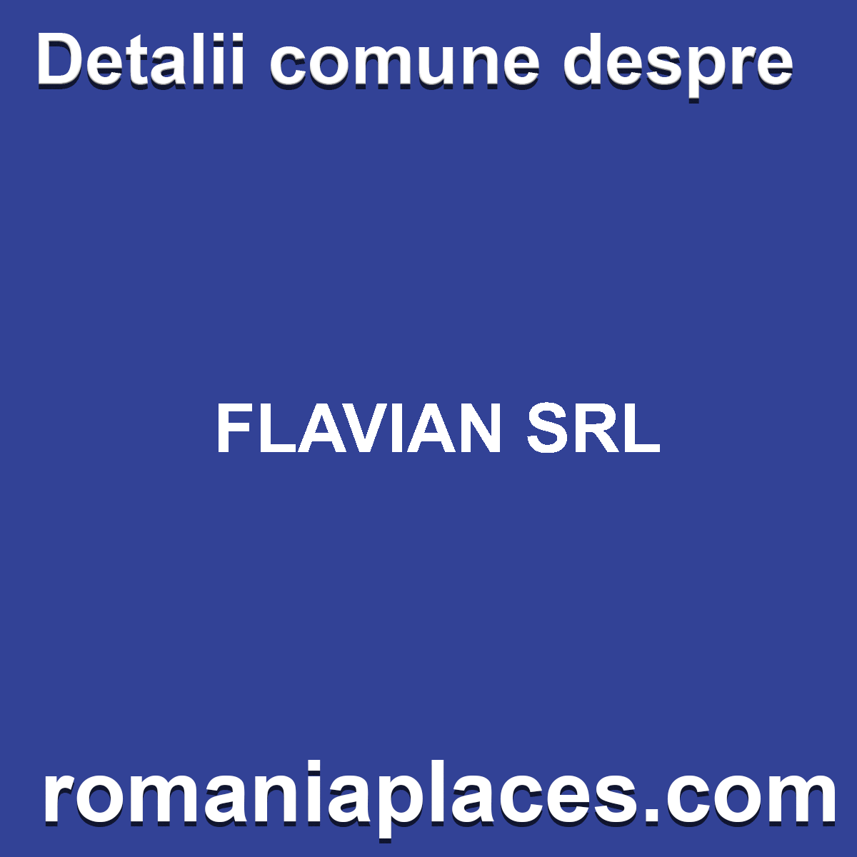 FLAVIAN SRL