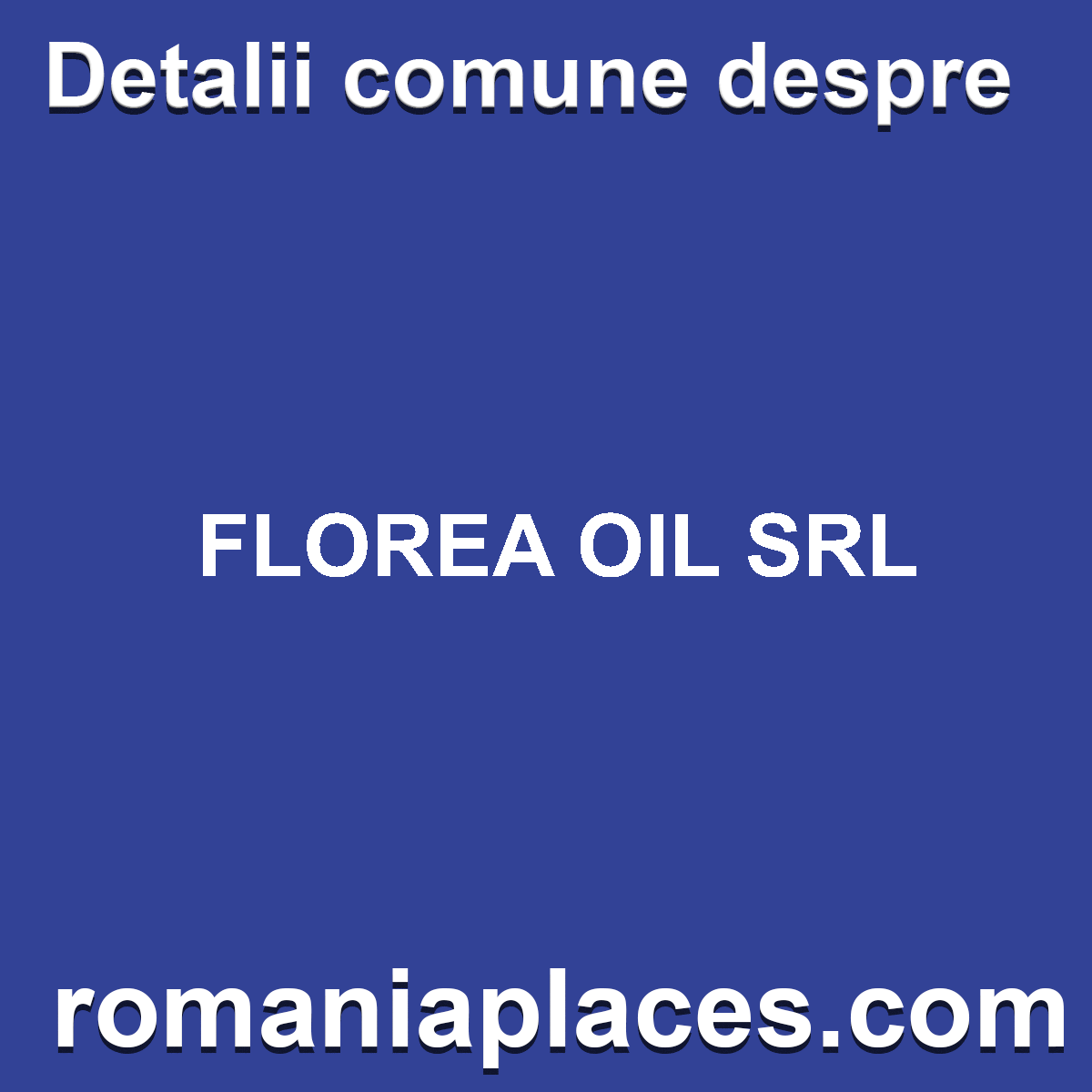 FLOREA OIL SRL